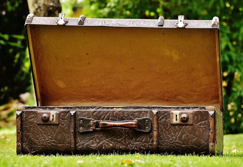Vintage Suitcase Pet Bed